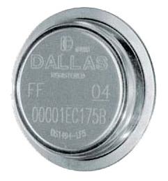 DS1993L-F5+ IBUTTON, 4KBIT, NV SRAM, CAN MAXIM INTEGRATED / ANALOG DEVICES
