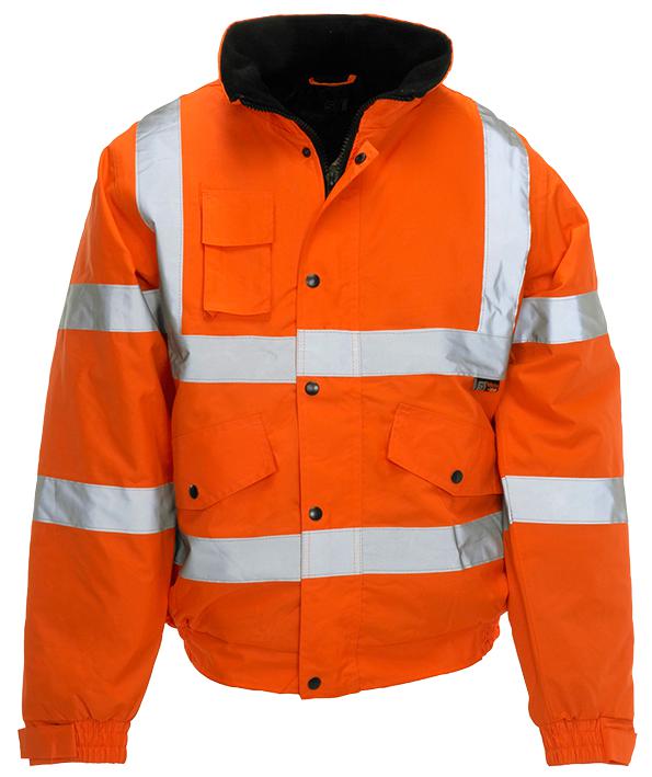 36883 HI-VIS BOMBER JACKET, ORANGE, L ST