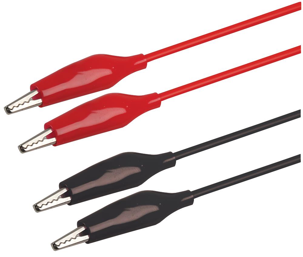 JR9231/0.8M (TEN01012) TEST LEAD SET, CROC CLIP 0.5M, PK2 TENMA