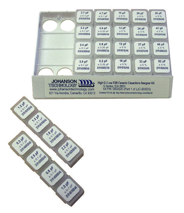 S805DS S SERIES DESIGNER KIT, 0805 JOHANSON TECHNOLOGY