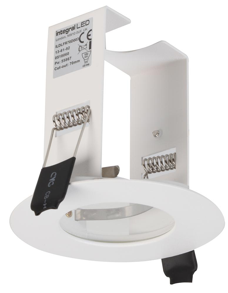 ILDLFR70D003-3 DOWNLIGHT LED PK 3 EVOFIRE WHITE GU10 INTEGRAL LED