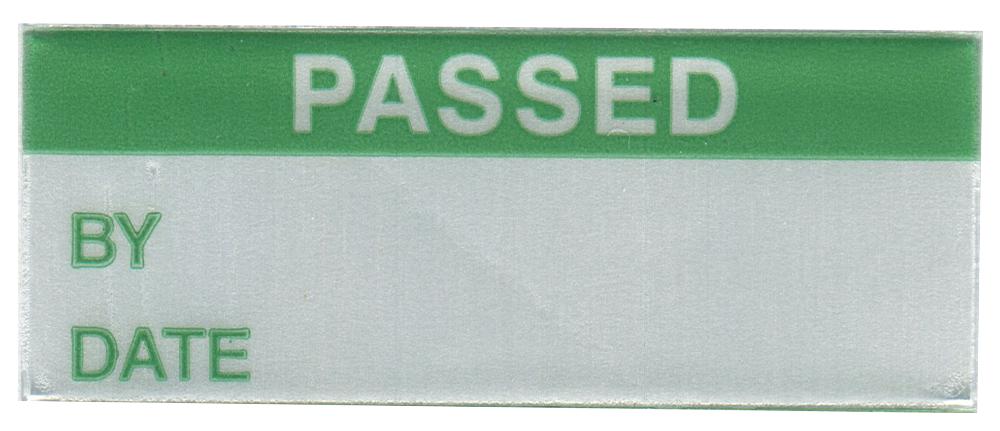 7827342 LABEL, PASSED, PK350 MULTICOMP PRO