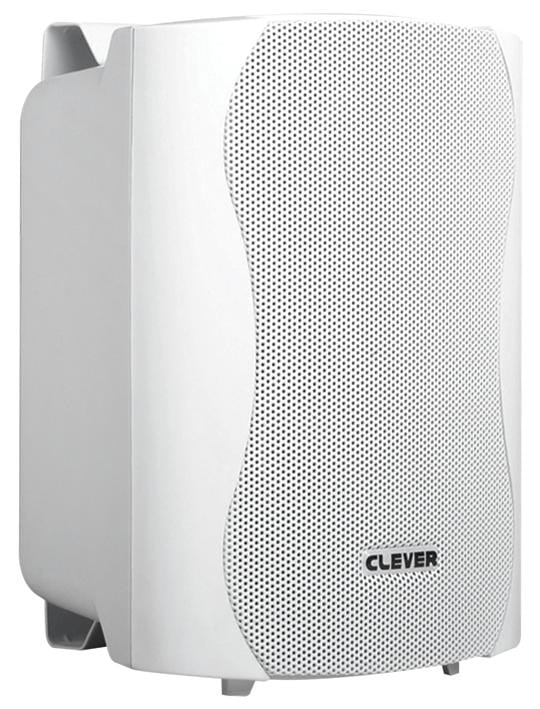 WPS 25T WHITE LOUDSPEAKERS, 100V 25W ABS WHITE, PAIR CLEVER ACOUSTICS