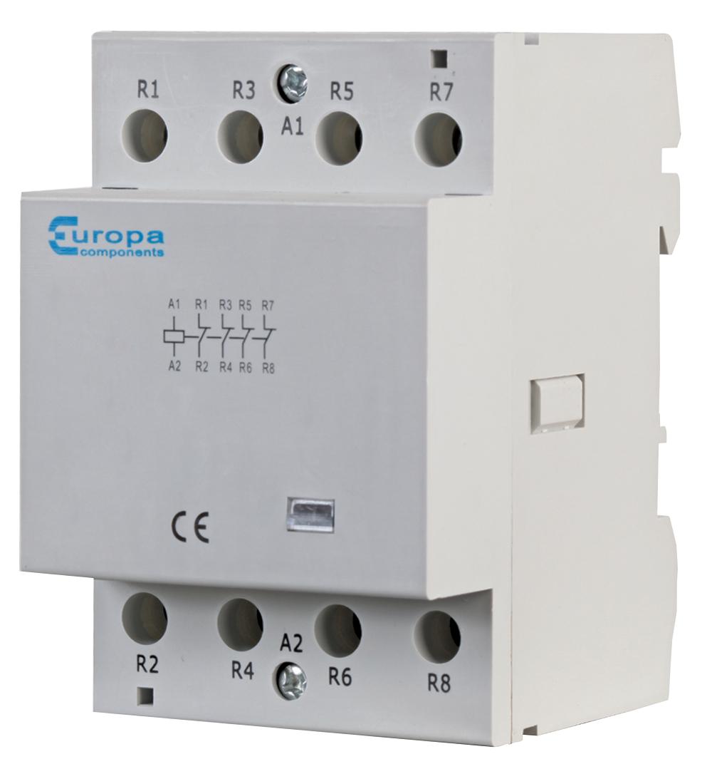 EUC3-63-4NCP 4 POLE MODULAR CONTACTOR 63A N/C 230V EUROPA
