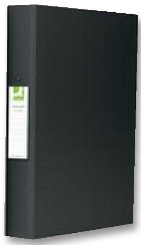 KF02005 X1 RING BINDER A4 BLACK Q CONNECT