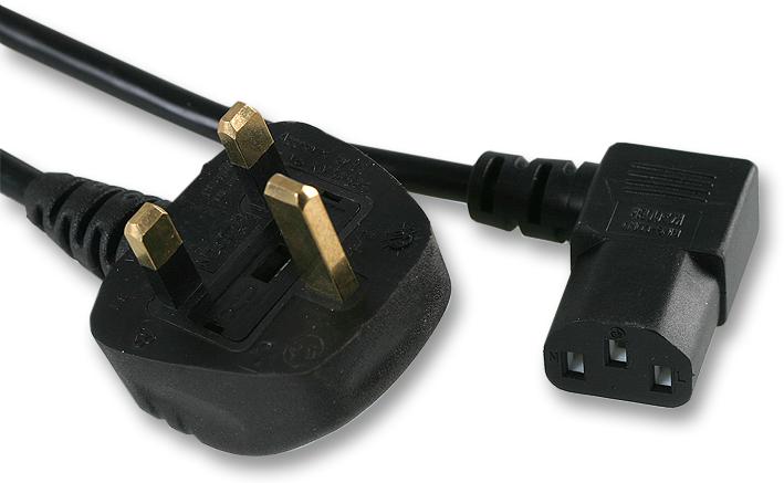 PE01105 LEAD UK PLUG TO RA IEC 5M PRO ELEC