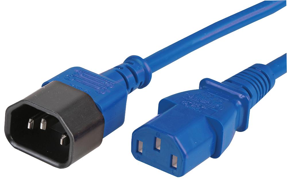 PEL01244 POWER CORD, IEC 60320 C14-C13, 3M PRO ELEC