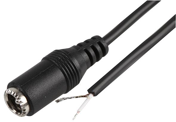 PPW00008 LEAD, DC POWER, 2.1MM SKT-BARE END, 1.5M PRO POWER