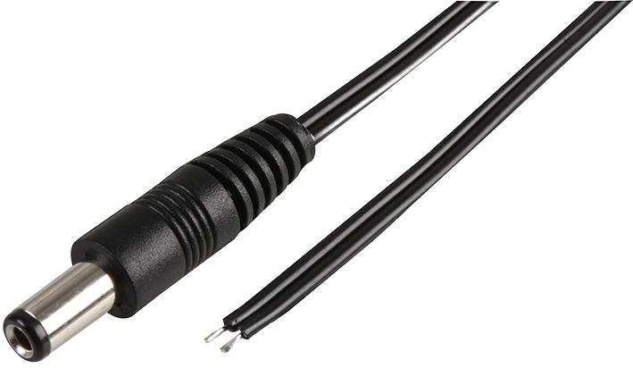 PPW00022 LEAD, DC POWER, 2.5MM PLG - BARE END, 3M PRO POWER