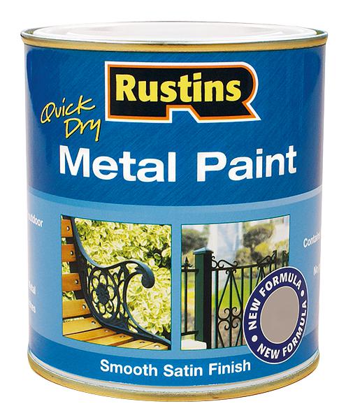 MPSR250 METAL PAINT SILVER 250ML RUSTINS