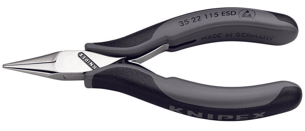 35 22 115 ESD PLIER, FLAT NOSE, ESD, 115MM KNIPEX
