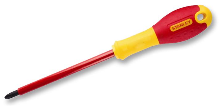 1-65-418 SCREWDRIVER, VDE, PZ1 X 100MM STANLEY FAT MAX