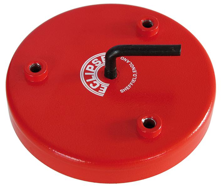 E897 SHALLOW POT MAGNET, HEAVY DUTY, 100MM,M6 ECLIPSE MAGNETICS