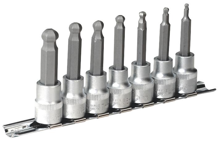 AK621 HEX SOCKET SET,BALL, 62MM, 3/8 IN SEALEY