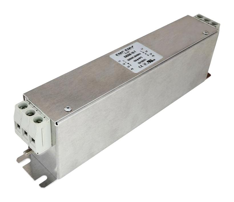 UNITED AUTOMATION Power Line A-EN358-16-T POWER LINE FILTER, 3 PHASE, 16A, TB UNITED AUTOMATION 3618177 A-EN358-16-T