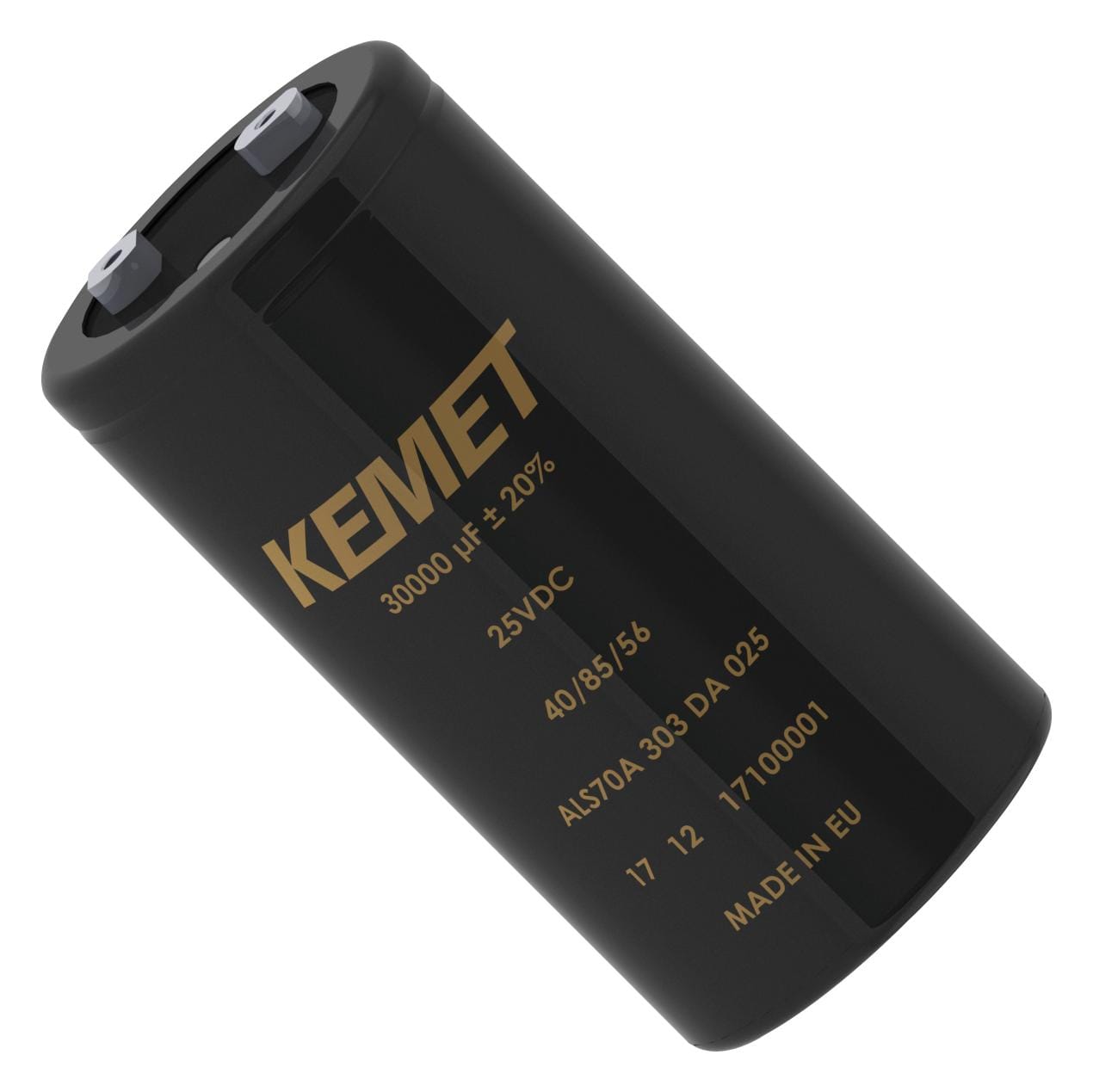 KEMET Aluminium Electrolytic Capacitors - Snap In / ALS70C183QS400 CAP, 18000UF, 400V, ALU ELEC, SCREW KEMET 3017767 ALS70C183QS400