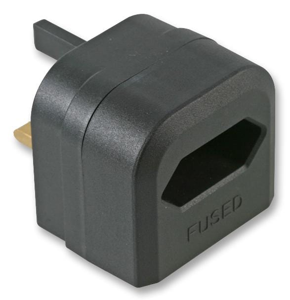 POWERCONNECTIONS Inter-Series adapters BCA-BK-3A BATTERY CHARGER ADAPTOR, 3A BLACK POWERCONNECTIONS 3531043 BCA-BK-3A