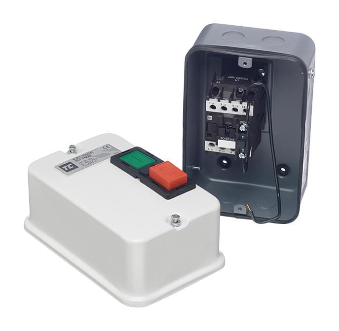 MULTICOMP Motor Starter BE1-T1235U7 DOL MOTOR STARTER, 1-PH, 5.5KW, 230VAC MULTICOMP 2842240 BE1-T1235U7