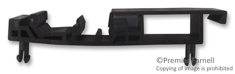 BULGIN LIMITED Feet BE123457 FEET, DIN RAIL MOUNTING, BLACK BULGIN LIMITED 1701594 BE123457