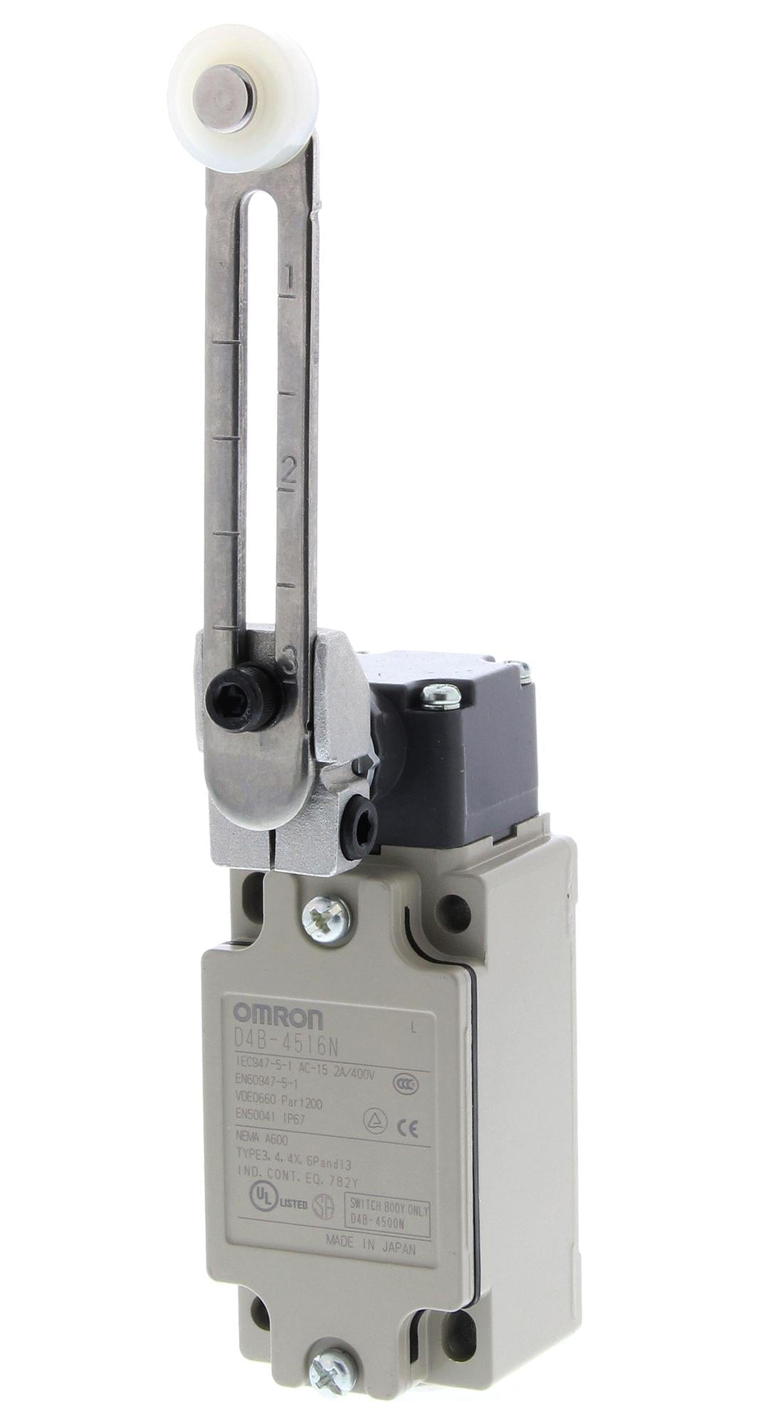 OMRON Limit Switch D4B-4516N LIMIT SWITCH SWITCHES OMRON 3413222 D4B-4516N