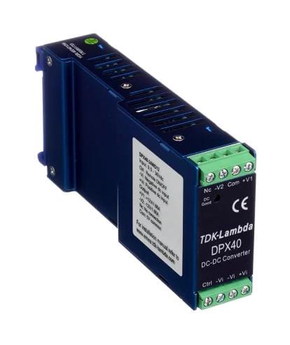 TDK-LAMBDA Modules / DIN Rail / Front End DPX-40-48WS-12 DC-DC CONVERTER, 12V, 3.33A TDK-LAMBDA 3262081 DPX-40-48WS-12