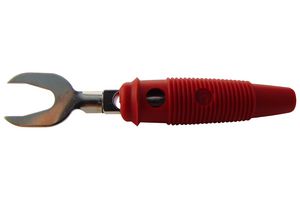 930584101 - Banana Test Connector, 30 A, 60 V, Nickel Plated Contacts, Red - HIRSCHMANN TEST AND MEASUREMENT
