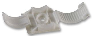 ARC.68-S6-Q - Fastener, Clincher™ Screw Mt, Adjustable Releasable Cable Clamp, PP (Polypropylene), White, 25.4 mm - PANDUIT