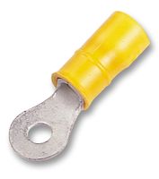 342182-1 - Ring Tongue Terminal, M3.5, #6, 10 AWG, 6 mm², PLASTI-GRIP, Yellow - AMP - TE CONNECTIVITY