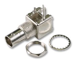 B6252HA-NPP3G-50 - RF / Coaxial Connector, BNC Coaxial, Right Angle Jack, Through Hole Right Angle, 50 ohm - AMPHENOL RF