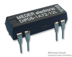 DIP05-1C90-51D - Reed Relay, SPDT, 5 VDC, DIP, Through Hole, 200 ohm, 200 mA - STANDEXMEDER