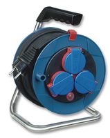 180/15RR - Mains Power Cord, Mains Plug, Euro to Mains Socket, Euro, 15 m, Black - BRENNENSTUHL