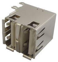 72309-8034BLF - USB Stacked Connector, USB Type A, USB 2.0, 8 Ways, Right Angle, Copper Alloy - AMPHENOL COMMUNICATIONS SOLUTIONS