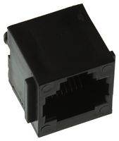 90598-001LF - Modular Connector, RJ45 Jack, 1 x 1 (Port), 8P8C, Cat3, Through Hole Mount - AMPHENOL COMMUNICATIONS SOLUTIONS