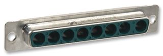 DC8W8PA00LF - Combination Layout D Sub Connector, Mixed Power, FCI DW, DC-8W8, Plug, 8 Contacts, Solder - AMPHENOL COMMUNICATIONS SOLUTIONS