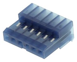 3-640442-6 - IDC Connector, 26 AWG, IDC Receptacle, Female, 2.54 mm, 1 Row, 6 Contacts, Cable Mount - AMP - TE CONNECTIVITY