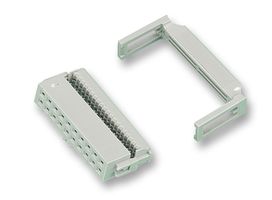 71600-050LF - IDC Connector, With Strain Relief, IDC Receptacle, Female, 2.54 mm, 2 Row, 50 Contacts, Cable Mount - AMPHENOL COMMUNICATIONS SOLUTIONS