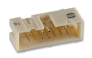 09 19 514 7324 - Pin Header, Straight, Wire-to-Board, 2.54 mm, 2 Rows, 14 Contacts, Through Hole, SEK 19 - HARTING