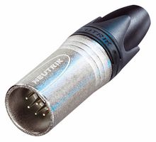 NC7MXX - XLR Connector, 7 Contacts, Plug, Cable Mount, Silver Plated Contacts, Metal Body, XX - NEUTRIK