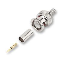 B1121E1-ND3G-6-75 - RF / Coaxial Connector, BNC Coaxial, Straight Plug, Crimp, 75 ohm, RG179, RG187A, Brass - AMPHENOL RF