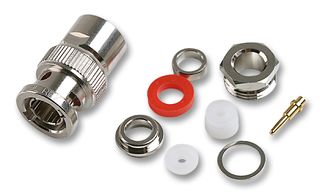 B1141A1-ND3G-3-75 - RF / Coaxial Connector, BNC Coaxial, Straight Plug, Clamp, 75 ohm - AMPHENOL RF