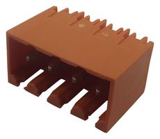 SL 3.5/4/180G - Terminal Block, Plug, 3.5 mm, 4 Ways, 10 A, 300 V, Through Hole Vertical - WEIDMULLER