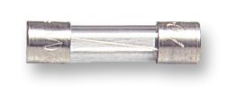 S506-1.25-R - Fuse, Cartridge, Time Delay, 1.25 A, 250 V, 5mm x 20mm, S506 - EATON BUSSMANN