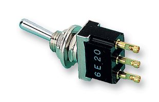 FTD09G04 - Toggle Switch, On-On, SPDT, Non Illuminated, F, Panel Mount - TE CONNECTIVITY