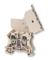 101400 WSI6/2 - Fused Terminal Block, 2 Ways, 22AWG to 8AWG, 6 mm², Screw, 6.3 A, 500 V - WEIDMULLER