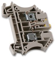 WTR 4 WITH SOCKET SCREWS - DIN Rail Mount Terminal Block, 2 Ways, 22 AWG, 10 AWG, 6 mm², Screw, 10 A - WEIDMULLER