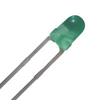 L-934GD - LED, Low Power, Green, Through Hole, T-1 (3mm), 20 mA, 2.2 V, 568 nm - KINGBRIGHT