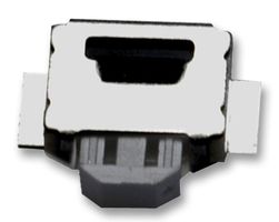 B3U-3000P-B - Tactile Switch, B3U, Side Actuated, Surface Mount, Rectangular Button, 162 gf, 50mA at 12VDC - OMRON ELECTRONIC COMPONENTS