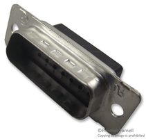205206-3 - D Sub Connector Housing, Tin & Dimple, 15 Ways, D Sub, 2, AMPLIMITE HDP-20, Plug, Steel Body - AMP - TE CONNECTIVITY