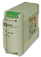 DNR30US12 - AC/DC DIN Rail Power Supply (PSU), ITE, 1 Output, 30 W, 12 VDC, 2.5 A - XP POWER