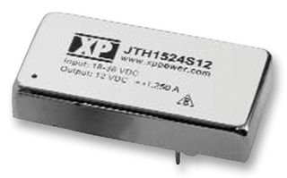JTH1524S05 - Isolated Through Hole DC/DC Converter, 4:1 Input, ITE, 4:1, 15 W, 1 Output, 5 V, 3 A - XP POWER